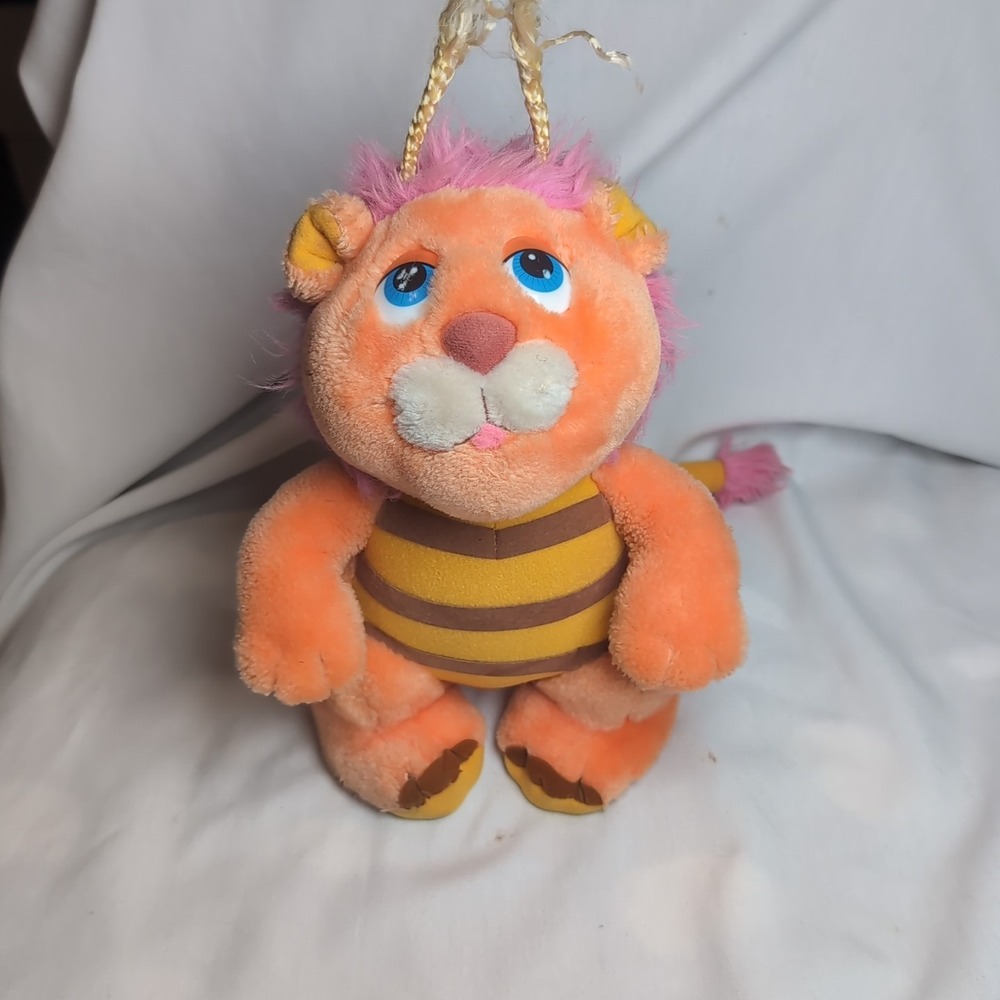 Vtg 1984 Hasbro Softies WUZZLES Bumblelion 11" Plush Stuffed Animal Toy Disney